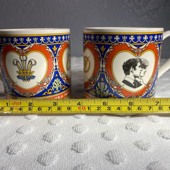 VTG Charles Diana "Royal Wedding" Etruria Wedgewood Special Edition Coffee Cups - Picture 9 of 11